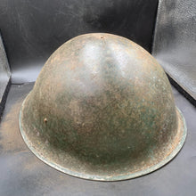 Load image into Gallery viewer, Original WW2 British/Canadian Army Mk3 Turtle Combat Helmet - The Militaria Shop