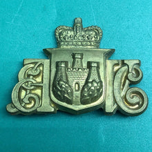 Load image into Gallery viewer, British Army Cap Badge - City of Edinburgh 1st Artillery Volunteers - The Militaria Shop