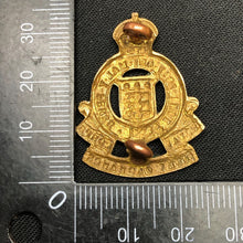 Load image into Gallery viewer, Original WW2 British Army Royal Army Ordnance Corps RAOC Collar Badge - The Militaria Shop