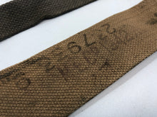 Load image into Gallery viewer, Original WW2 British RAF 37 Pattern Webbing L Strap - 1942 Dated - The Militaria Shop