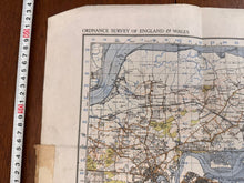 Load image into Gallery viewer, Original WW2 British Army GSGS OS Map of England - Chatham & Maidstone - The Militaria Shop