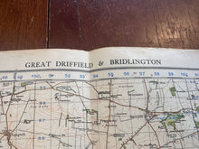 Charger l'image dans la galerie, Original WW2 British Army OS Map of England & Wales -Great Driffield Bridlington - The Militaria Shop
