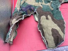 Load image into Gallery viewer, Original US Army M1 Camo Helmet Cover - Vietnam Found - Combat Worn - The Militaria Shop