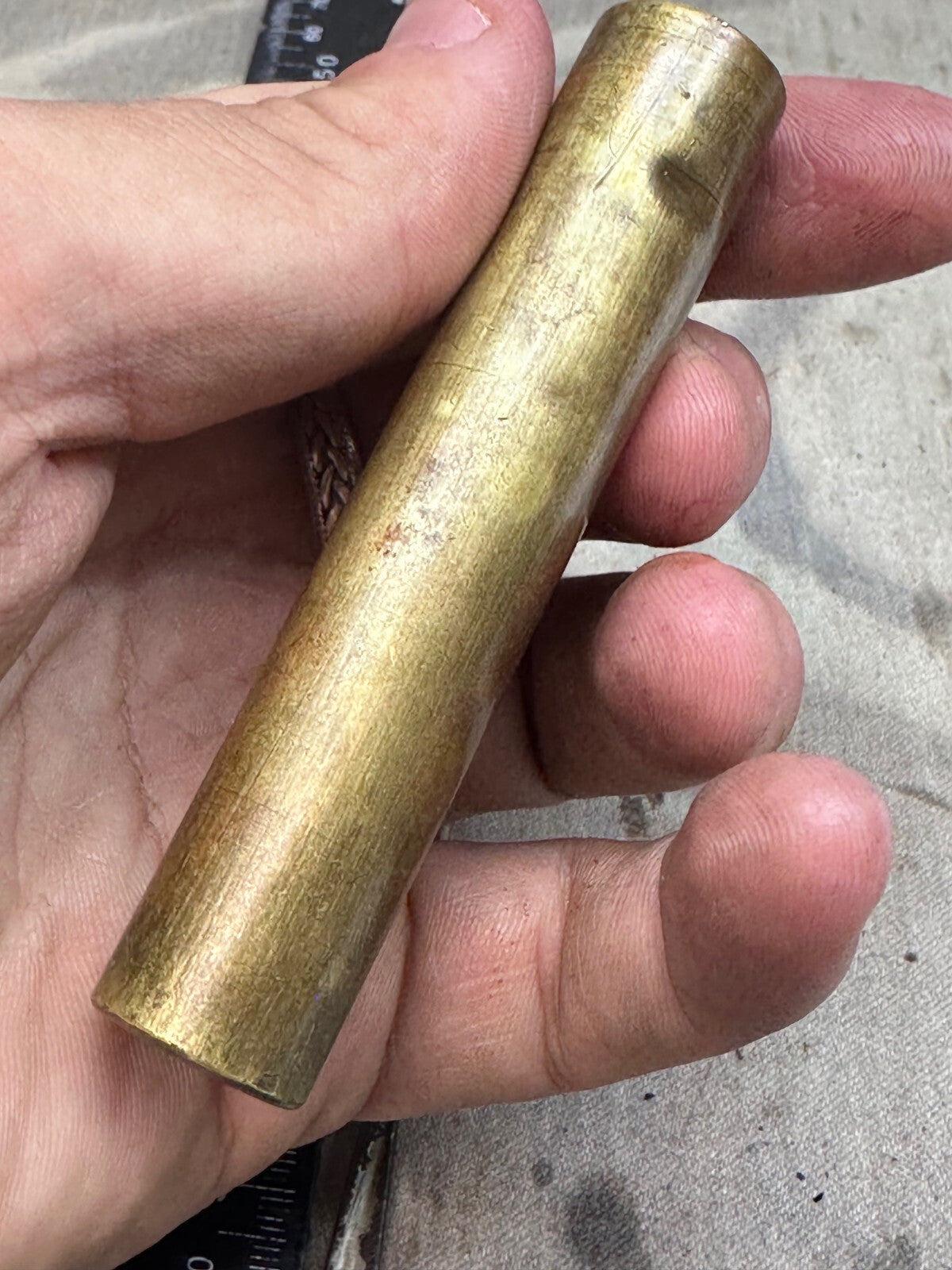 Original WW2 British Army SMLE Enfield Brass Oil Bottle - EFD - The Militaria Shop