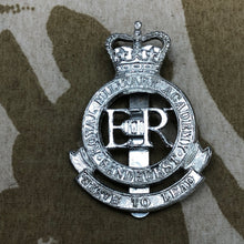 Load image into Gallery viewer, Original British Army Cap Badge - Royal Military Academy Sandhurst - The Militaria Shop