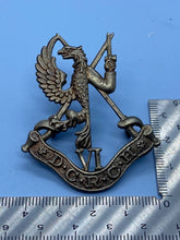 Load image into Gallery viewer, Original WW1 - 6th Duke Of Connaughts Royal Canadian Hussars Cap Badge - Marked - The Militaria Shop