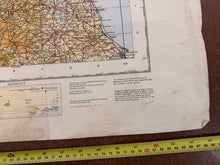Load image into Gallery viewer, Original WW2 British Army RAF Navy Base Map of England - The Border of Scotland - The Militaria Shop