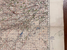 Lade das Bild in den Galerie-Viewer, Original WW2 British Army GSGS Map of Scotland - Falkirk & Motherwell - The Militaria Shop