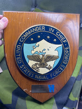 Charger l'image dans la galerie, Original Wall Plaque - United States Naval Forces Commander in Chief - The Militaria Shop