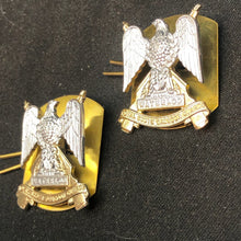 Load image into Gallery viewer, Original British Collar Badge Pair - Royal Scots Dragoon Guards - The Militaria Shop
