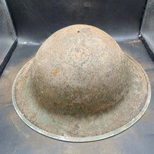 Load image into Gallery viewer, Original WW2 British Army Mk2 "Brodie" Combat Helmet - The Militaria Shop