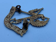 Load image into Gallery viewer, Original WW1 - 6th Duke Of Connaughts Royal Canadian Hussars Cap Badge - Marked - The Militaria Shop