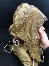 Load image into Gallery viewer, Original WW2 Canadian Army Camouflaged Smock Anti-Gas Hood - The Militaria Shop