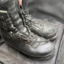 Load image into Gallery viewer, Austrian Army Black Leather Heavy Duty Combat Boots - Size EU 42 - UK 8 - The Militaria Shop
