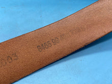 Load image into Gallery viewer, Original British Army Officer's Sam Browne Leather Belt - Approx 38" Waist - The Militaria Shop