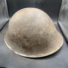 Load image into Gallery viewer, Original British/Canadian Army WW2 Mk3 Turtle High Rivet Combat Steel Helmet - The Militaria Shop
