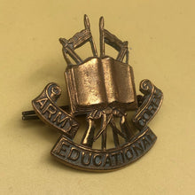 Load image into Gallery viewer, Original British Army Cap Badge - Army Educational Corps - The Militaria Shop