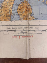 Load image into Gallery viewer, Original WW2 British Army RAF Navy Base Map of Scotland - Glasgow & Middle West - The Militaria Shop
