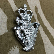 Load image into Gallery viewer, Genuine British Army Cap Badge - Royal Irish Regiment - The Militaria Shop