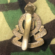 Load image into Gallery viewer, Original WW2 British Army Cap Badge - Royal Army Ordnance Corps RAOC - The Militaria Shop