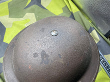 Load image into Gallery viewer, Original WW2 British Army Combat Helmet - Size Marked 6 1/2 - The Militaria Shop
