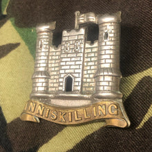 Load image into Gallery viewer, Original WW2 British Army Cap Badge - 6th Inniskilling Dragoons - The Militaria Shop