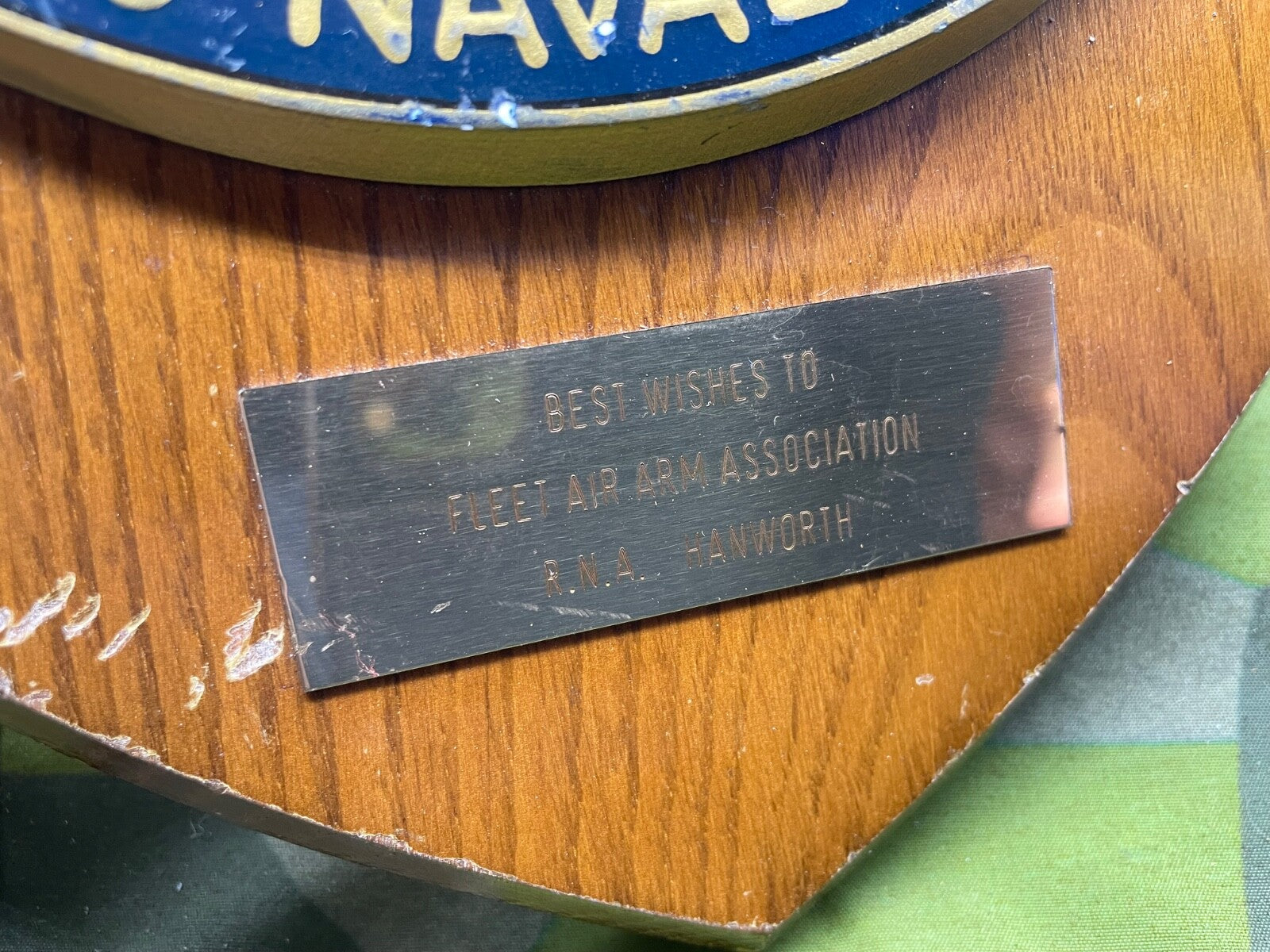 Original Wall Plaque - United States Naval Forces Commander in Chief - The Militaria Shop