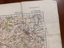 Charger l'image dans la galerie, Original WW2 British Army GSGS OS Map of England - Barnsley & Sheffield - The Militaria Shop