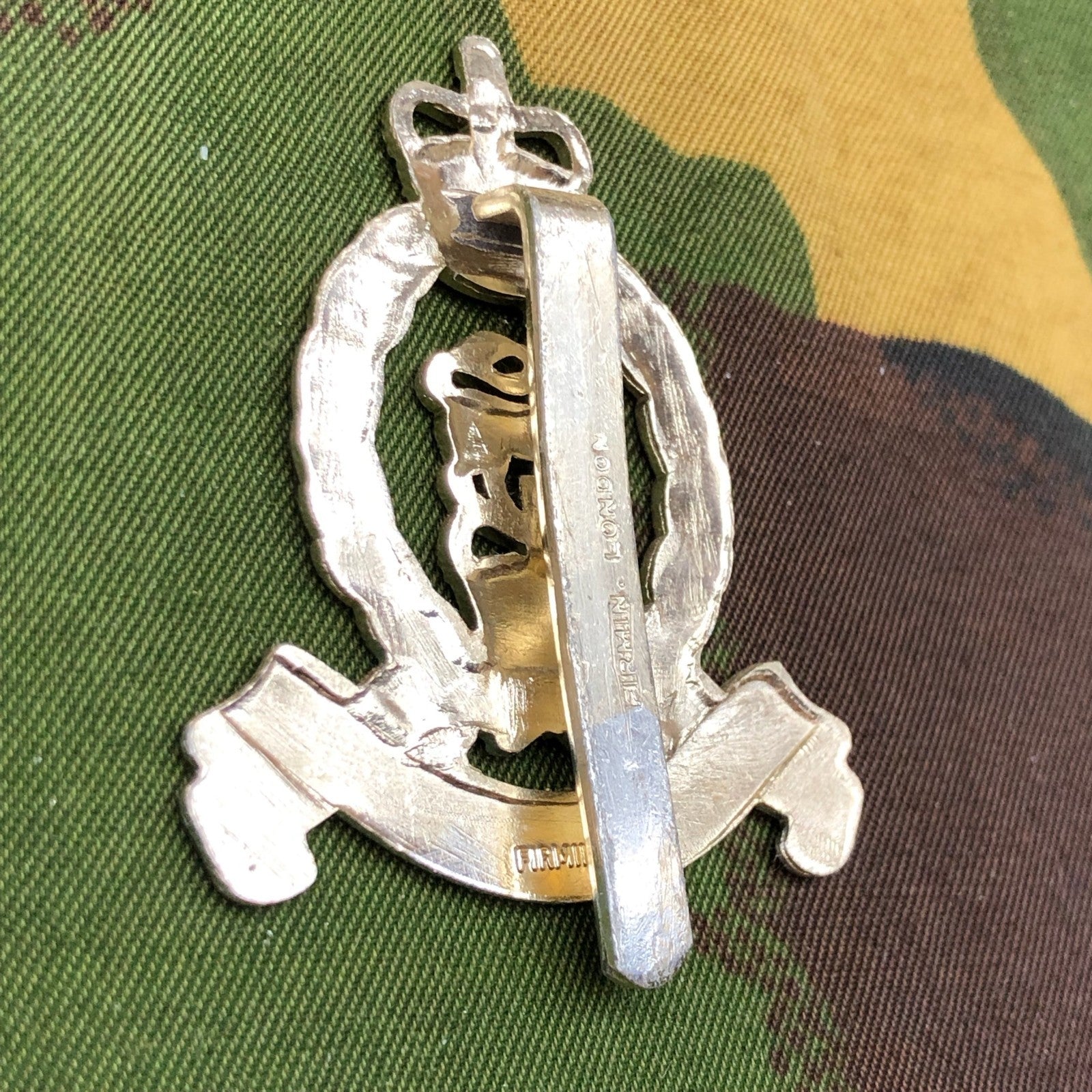 Original British Staybrite Army Cap Badge - Adjutant General's Corps - The Militaria Shop
