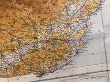 Load image into Gallery viewer, Original WW2 British Army RAF Navy Base Map of Scotland - The Eastern Highlands - The Militaria Shop