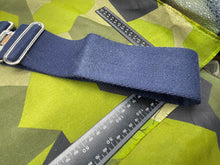 Load image into Gallery viewer, Original British Royal Navy Blue Canvas Stable Belt - Approx 40" Waist - The Militaria Shop