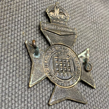 Load image into Gallery viewer, Original WW1 British Army 16th County of London Westminster Regiment Cap Badge - The Militaria Shop