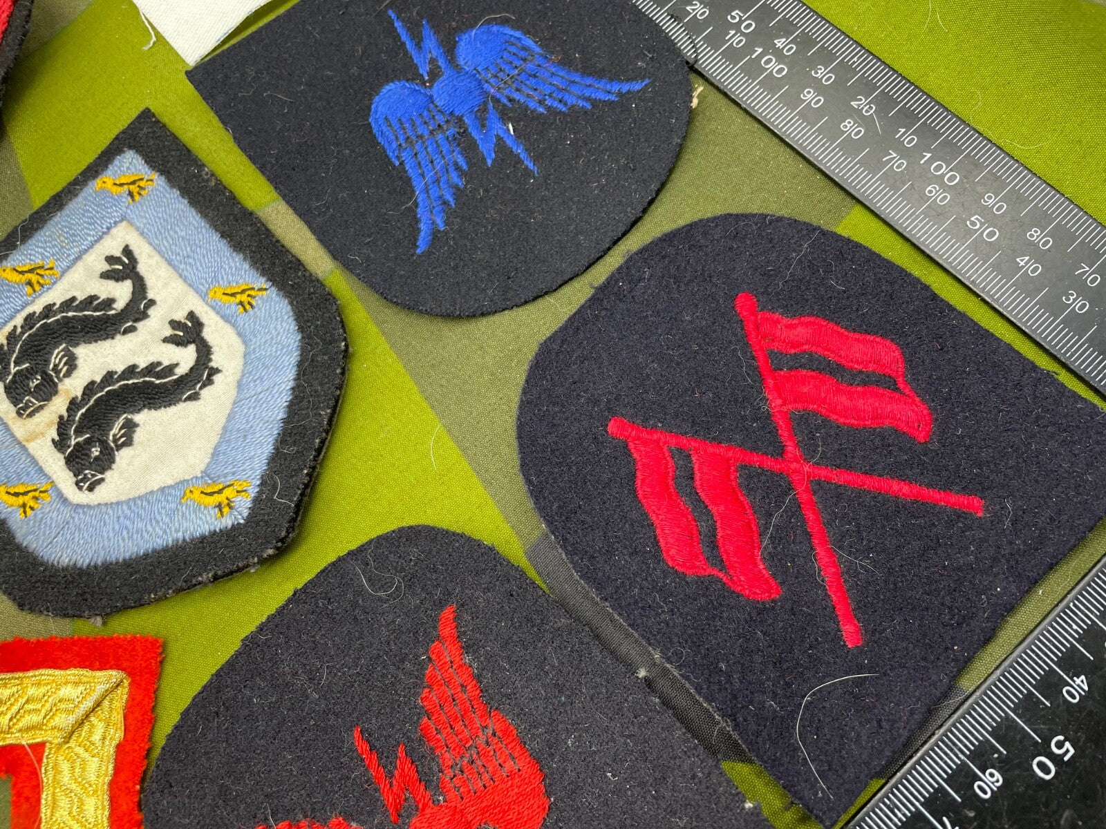 Group of Original British Army Sleeve Rank and Other Insignia - The Militaria Shop