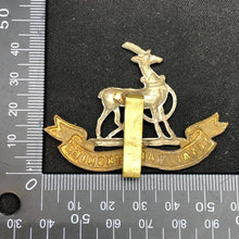 Load image into Gallery viewer, Original WW2 British Army Cap Badge - Royal Warwickshire Regiment - The Militaria Shop