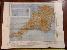Load image into Gallery viewer, Original WW2 British Army RAF Navy Base Map of England - South West - Plymouth - The Militaria Shop