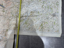 Load image into Gallery viewer, Original WW2 British Army GSGS Map of England & Wales 4/5 Maps Combined Together - The Militaria Shop
