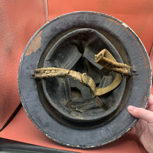 Charger l'image dans la galerie, Original WW2 British Home Front Civil Defence Fire Brigade FB Helmet - Complete - The Militaria Shop