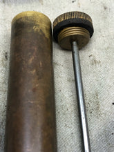 Load image into Gallery viewer, Original WW1 British Army SMLE Enfield Brass Oil Bottle - EFD Marked - The Militaria Shop
