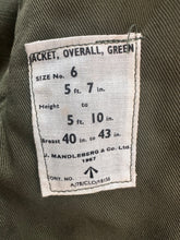 Load image into Gallery viewer, Genuine British Army 1967 Pattern Green Jacket Overall - Size 6 - 43" Chest - The Militaria Shop