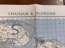 Charger l'image dans la galerie, Original WW2 British Army GSGS OS Map England - Chatham & Maidstone - The Militaria Shop