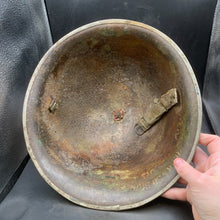 Load image into Gallery viewer, Original WW2 British/Canadian Army Mk3 "Turtle" Combat Helmet - The Militaria Shop