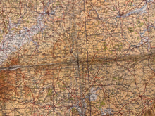 Load image into Gallery viewer, Original WW2 British Army RAF Navy Base Map of England - The Midlands Birmingham - The Militaria Shop