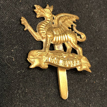 Load image into Gallery viewer, Genuine WW2 British Army Brass Cap Badge - Buffs (Royal East Kent Regiment) - The Militaria Shop