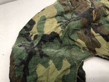 Load image into Gallery viewer, Original US Army Vietnam War Era M1 Camo Helmet Cover - Local Find - Combat Worn - The Militaria Shop
