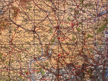Load image into Gallery viewer, Original WW2 British Army RAF Navy Base Map of England - Midlands - Birmingham - The Militaria Shop