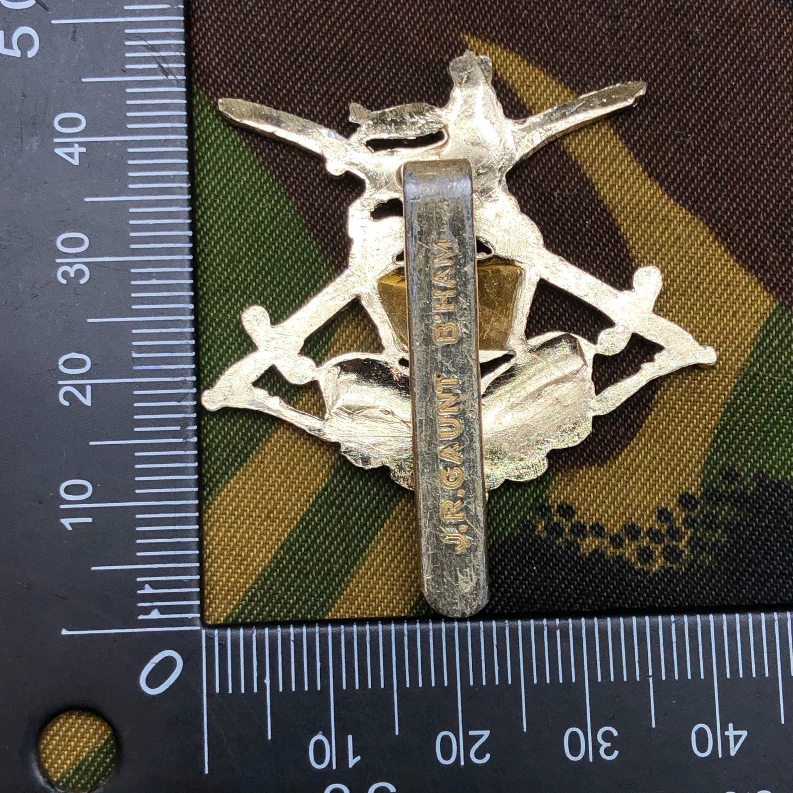 Genuine British Army Staybrite Cap Badge - Junior Leaders Regiment - The Militaria Shop