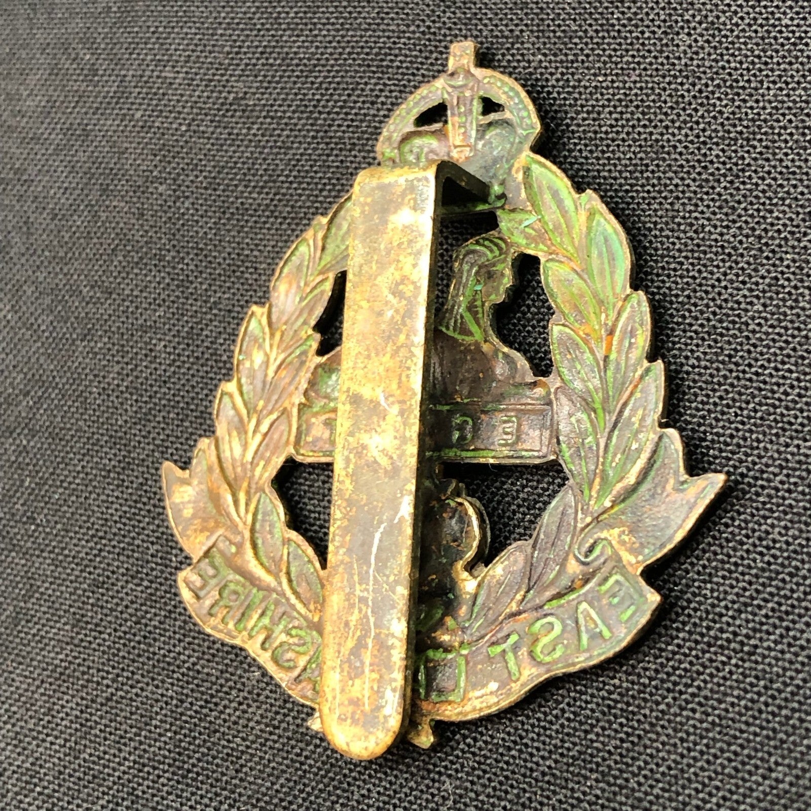Genuine British Army Cap Badge - East Lancashire Regiment - The Militaria Shop