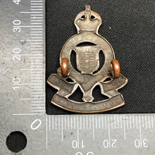 Load image into Gallery viewer, Original WW2 British Army Royal Army Ordnance Corps RAOC Officers Collar Badge - The Militaria Shop