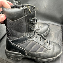 Load image into Gallery viewer, Army Black Leather High Top BATES Combat Boots - Size EU 37 - UK 3 - The Militaria Shop