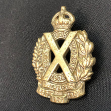 Charger l'image dans la galerie, Original WW1 British Army Regimental Cap Badge - Scottish Horse Yeomanry - The Militaria Shop